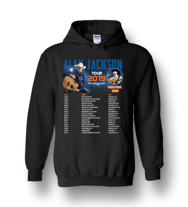 Alan Jackson World tour Schedule Calendar T-Shirt Heavy Blend Hoodie