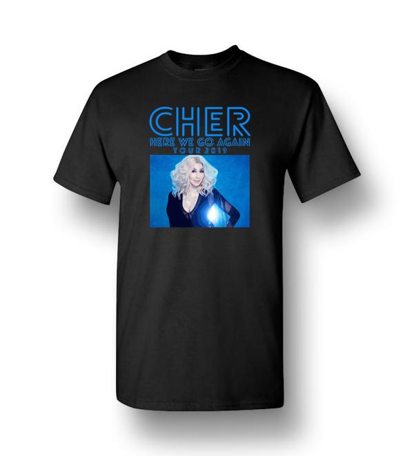 Cher 2019 Gift Goddess Of Pop Music Concert Tour(front) Men Short-Sleeve T-Shirt