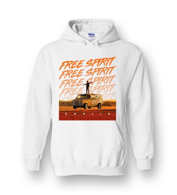 free spirit orange hoodie