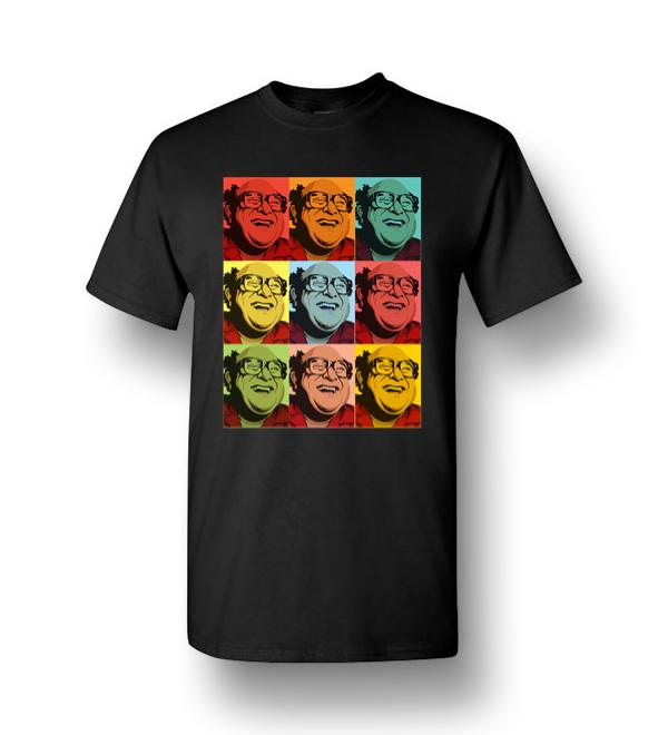 Retro Danny Devito Portraits Philadelphia Maltida Trash Meme Men Short-Sleeve T-Shirt