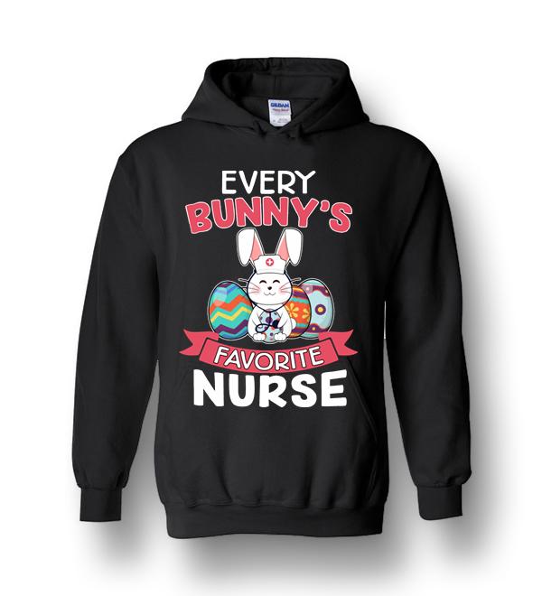 Every Bunny's Favorite Nurse Men & Women Easter Heavy Blend Hoodie
