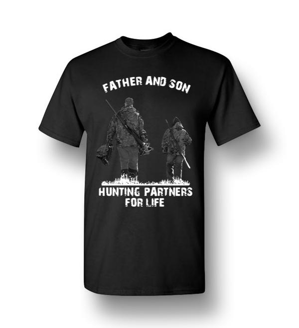 Father And Son Hunting Partners For Life Men Short-Sleeve T-Shirt ...