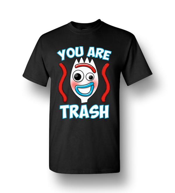 forky im trash shirt