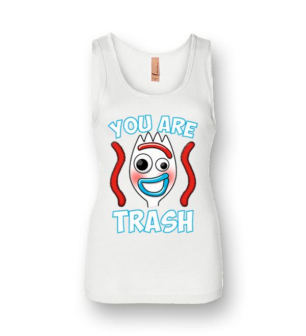 forky im trash shirt