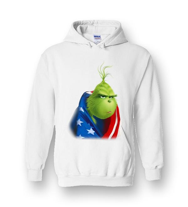 Grinch American Flag Independence Day Heavy Blend Hoodie - DreamsTees ...