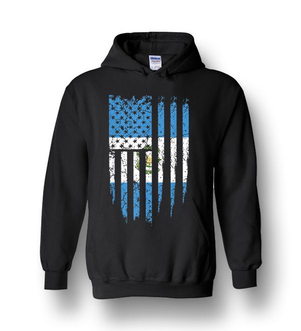 Guatemalan American Flag Heavy Blend Hoodie - DreamsTees.com - Amazon ...