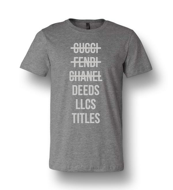 gucci fendi chanel deeds llcs titles shirt