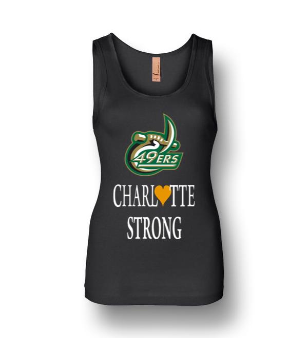 Uncc 49er Charlotte Strong Womens Jersey Tank - DreamsTees.com - Amazon ...