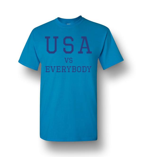 Usa Vs Everybody Men Short-Sleeve T-Shirt - DreamsTees.com - Amazon