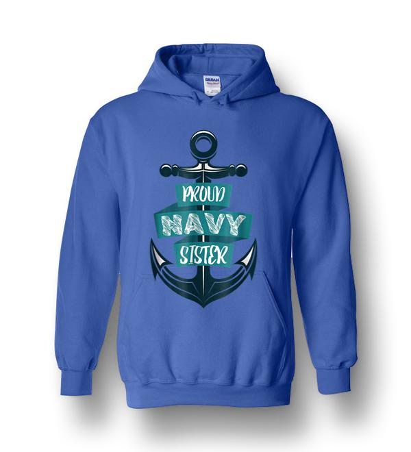 Veteran Proud Navy Sister Heavy Blend Hoodie - DreamsTees.com - Amazon ...