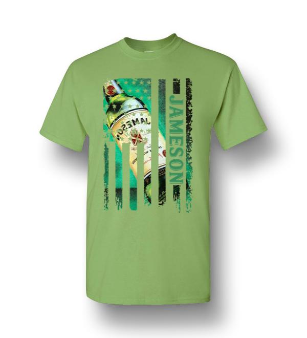 Jameson Whisky Independence Day American Flag Men Short-Sleeve T-Shirt ...