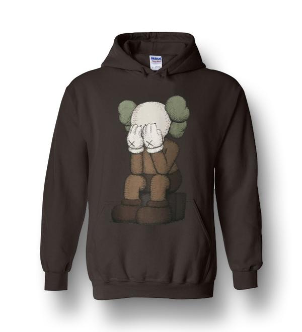 Kaws Sitting Down Companion Heavy Blend Hoodie - DreamsTees.com ...