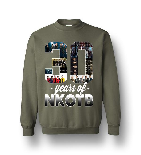 Lovely 30 Years Of Nkotb Men Crewneck Sweatshirt - DreamsTees.com ...