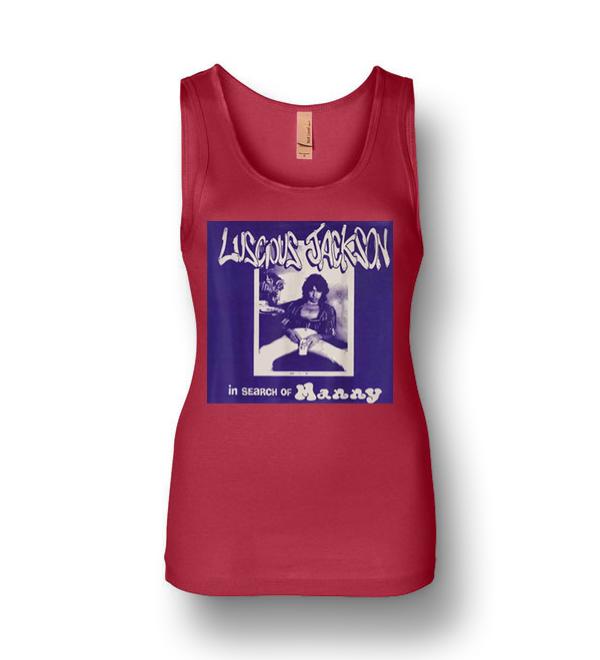 Luscious Jackson Original In Search Of Manny Album Womens Jersey Tank ...