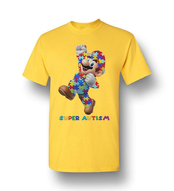 super mario autism shirt