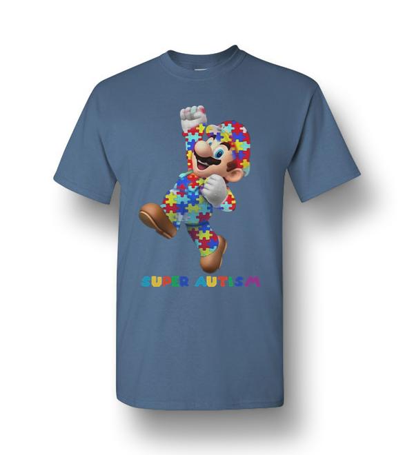 super mario autism shirt