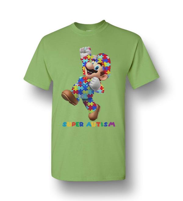 super mario autism shirt