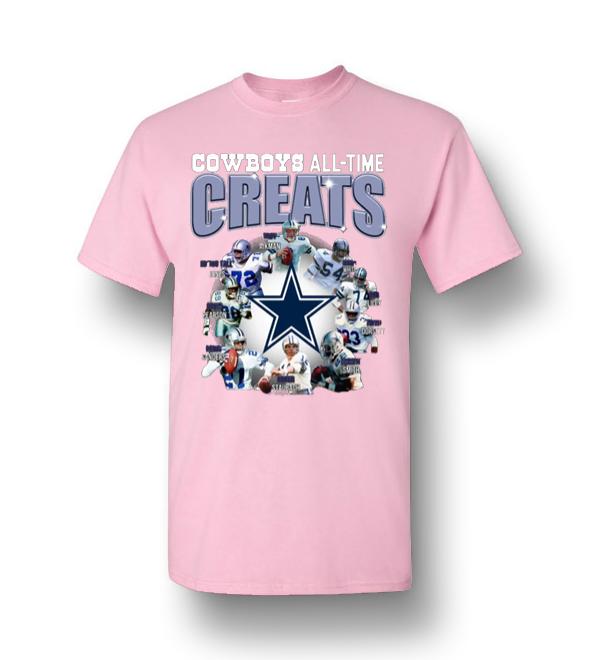 Dallas Cowboys All Time Greats Men Short-Sleeve T-Shirt - DreamsTees ...