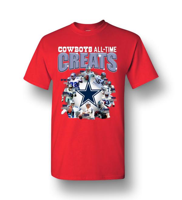 Dallas Cowboys All Time Greats Men Short-Sleeve T-Shirt - DreamsTees ...