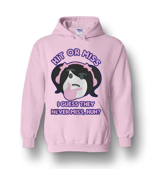 Hit Or Miss I Guess They Never Miss Huh Heavy Blend Hoodie Dreamstees