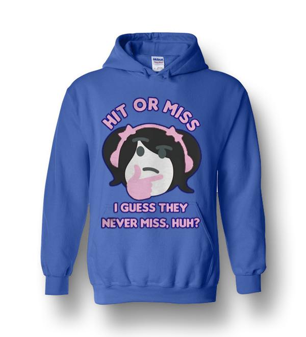 Hit Or Miss I Guess They Never Miss Huh Heavy Blend Hoodie Dreamstees