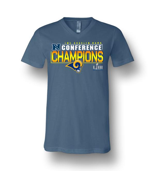 Rams Nfc Championship Games Canvas Unisex V-Neck T-Shirt - DreamsTees ...