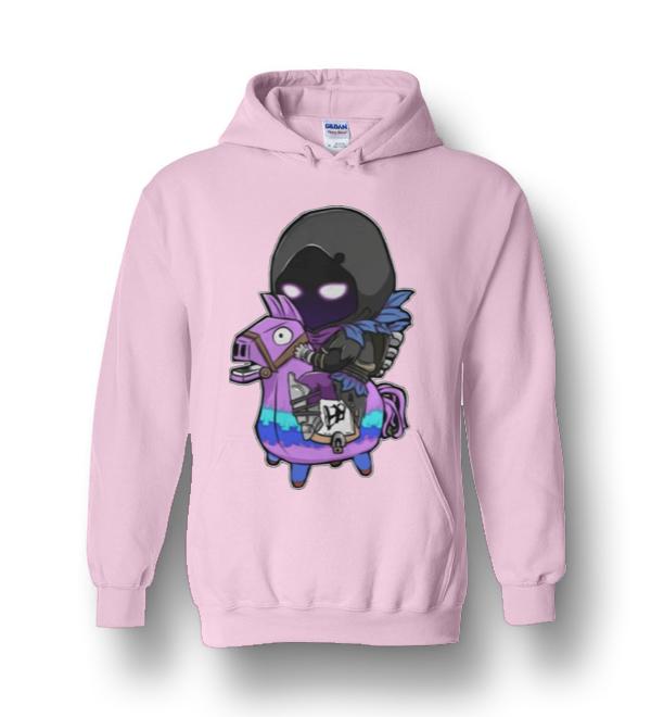 Raven Riding A Llama Fortnite Heavy Blend Hoodie - DreamsTees.com ...