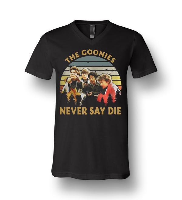 Ripple Junction The Goonies Never Say Die Sunset Canvas Unisex V-Neck T ...