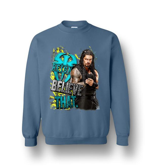 Roman Reigns Believe Tha Crewneck Sweatshirt - DreamsTees.com - Amazon ...