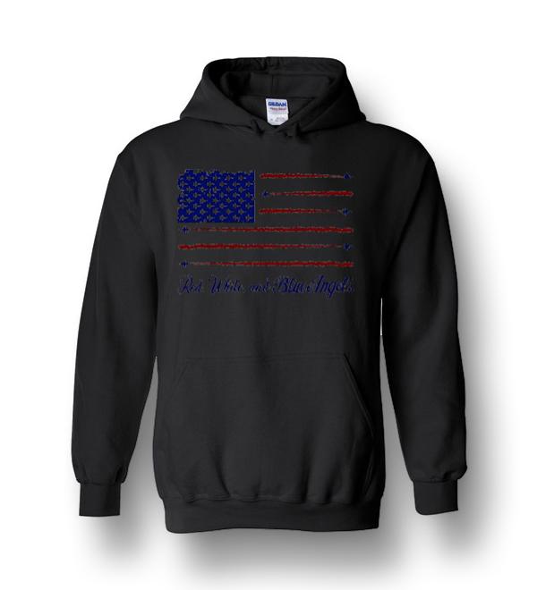 American Flag Red White And Blue Angels Heavy Blend Hoodie - DreamsTees ...