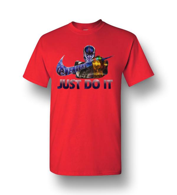 Just do it thanos hot sale shirt