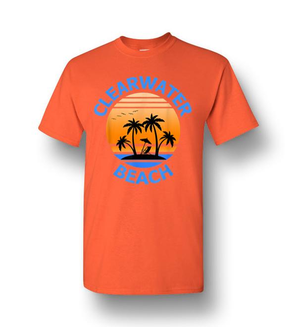 Awesome Clearwater Beach Florida Travel Vacation. Men Short-Sleeve T ...