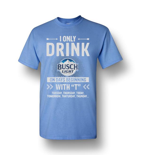 busch lite t shirt