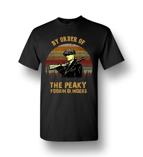 By Order Of The Peaky Fookin Blinders Vintage Men Short-Sleeve T-Shirt ...