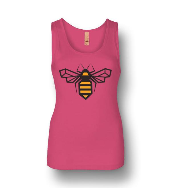 Cool Minimalist Honeybee Bee Queen Bee Womens Jersey Tank Amazon Best Seller 