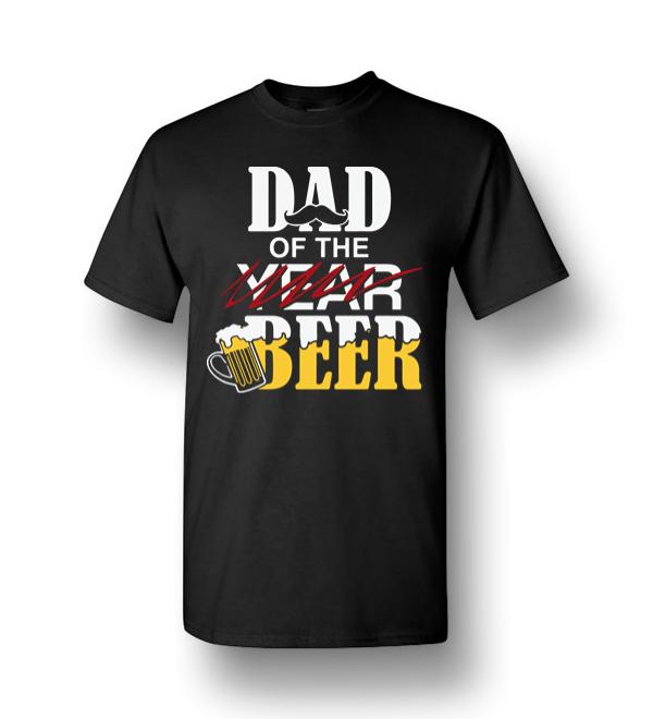 Dad Of The Year Beer Men Short-Sleeve T-Shirt - DreamsTees.com - Amazon ...