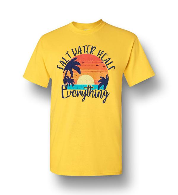 saltwater heals everything t shirt