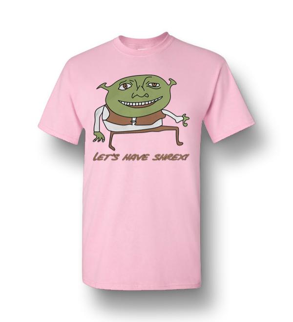 Shrek Wazowski Let’s Have Shrex Men Short-Sleeve T-Shirt - DreamsTees ...