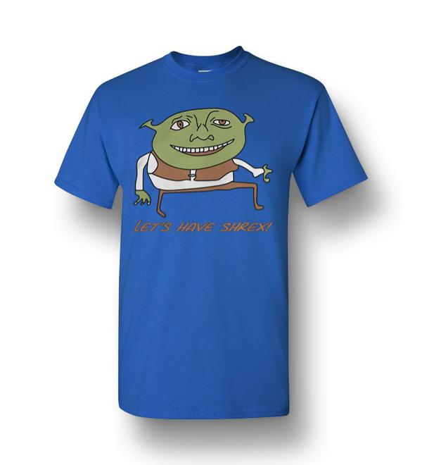 Shrek Wazowski Let’s Have Shrex Men Short-Sleeve T-Shirt - DreamsTees ...