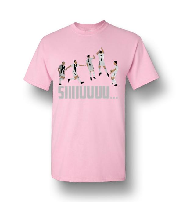 Siiiiuuuu Jump Cr7 Goal Celebration Men Short-Sleeve T-Shirt ...