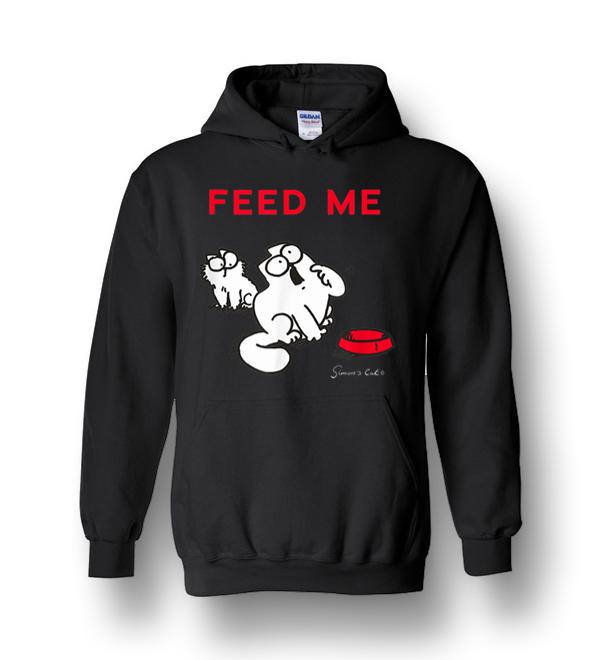 Simon’s Cat Feed Me Feed The Ca Heavy Blend Hoodie - DreamsTees.com ...