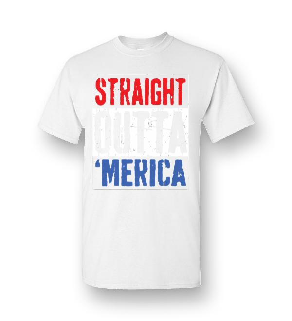 straight outta merica shirt