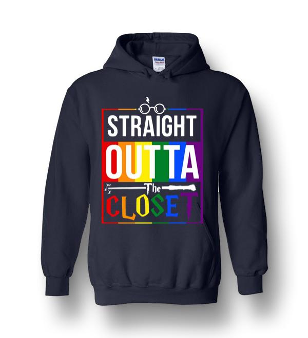 Straight Outta The Closet Pride Lgbt Heavy Blend Hoodie Amazon Best Seller T