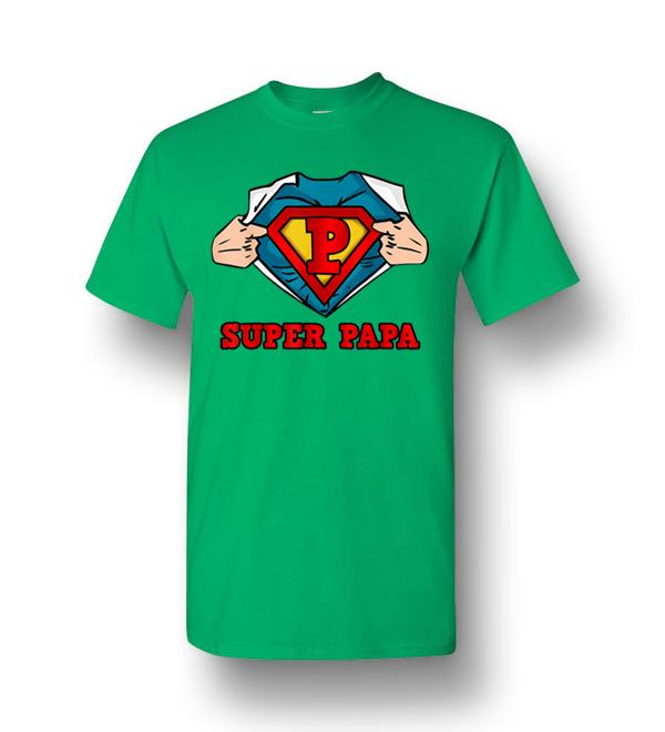 Super Papa Hero Men Short-Sleeve T-Shirt - DreamsTees.com - Amazon Best ...