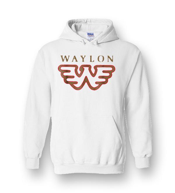 waylon jennings flying w shirt