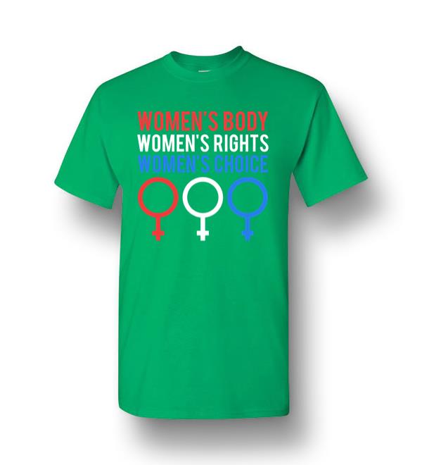 Women Rights Shirt Pro Choice Apparel Support Abortion Men Short-Sleeve ...